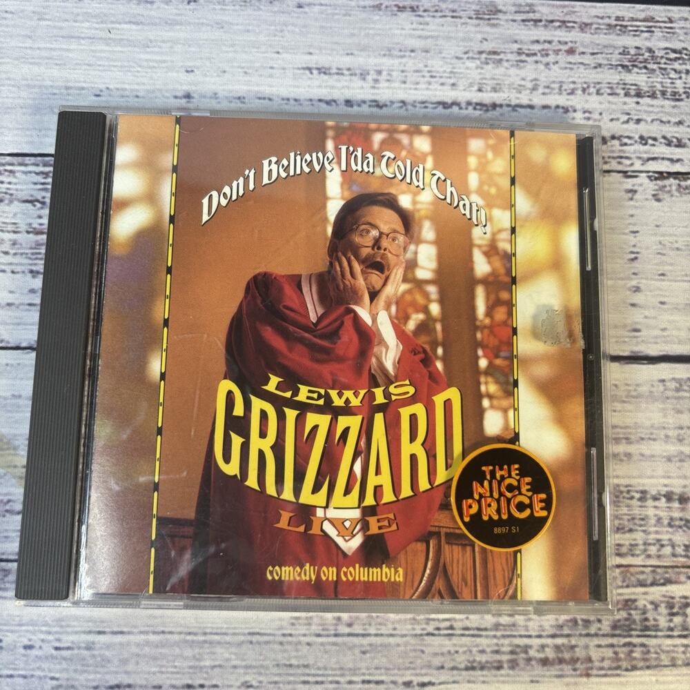 Live-Don't Believe I'da Told T by Lewis Grizzard (CD, 1991)